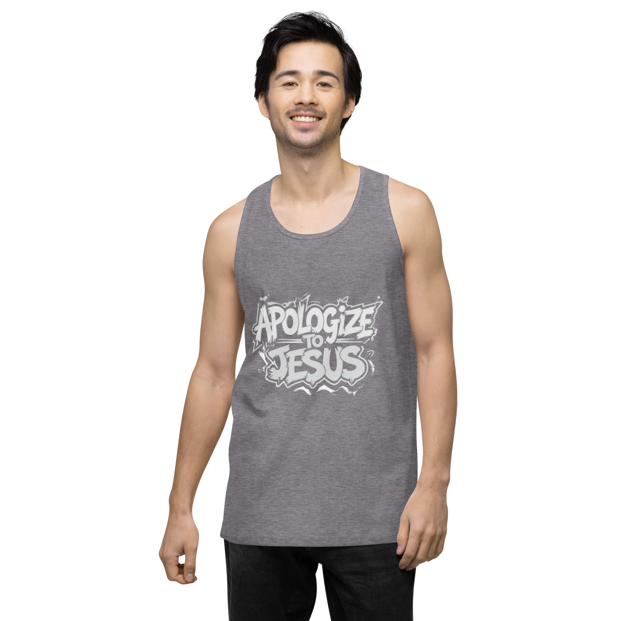 Apologize To Jesus Men’s tank top - Image 42