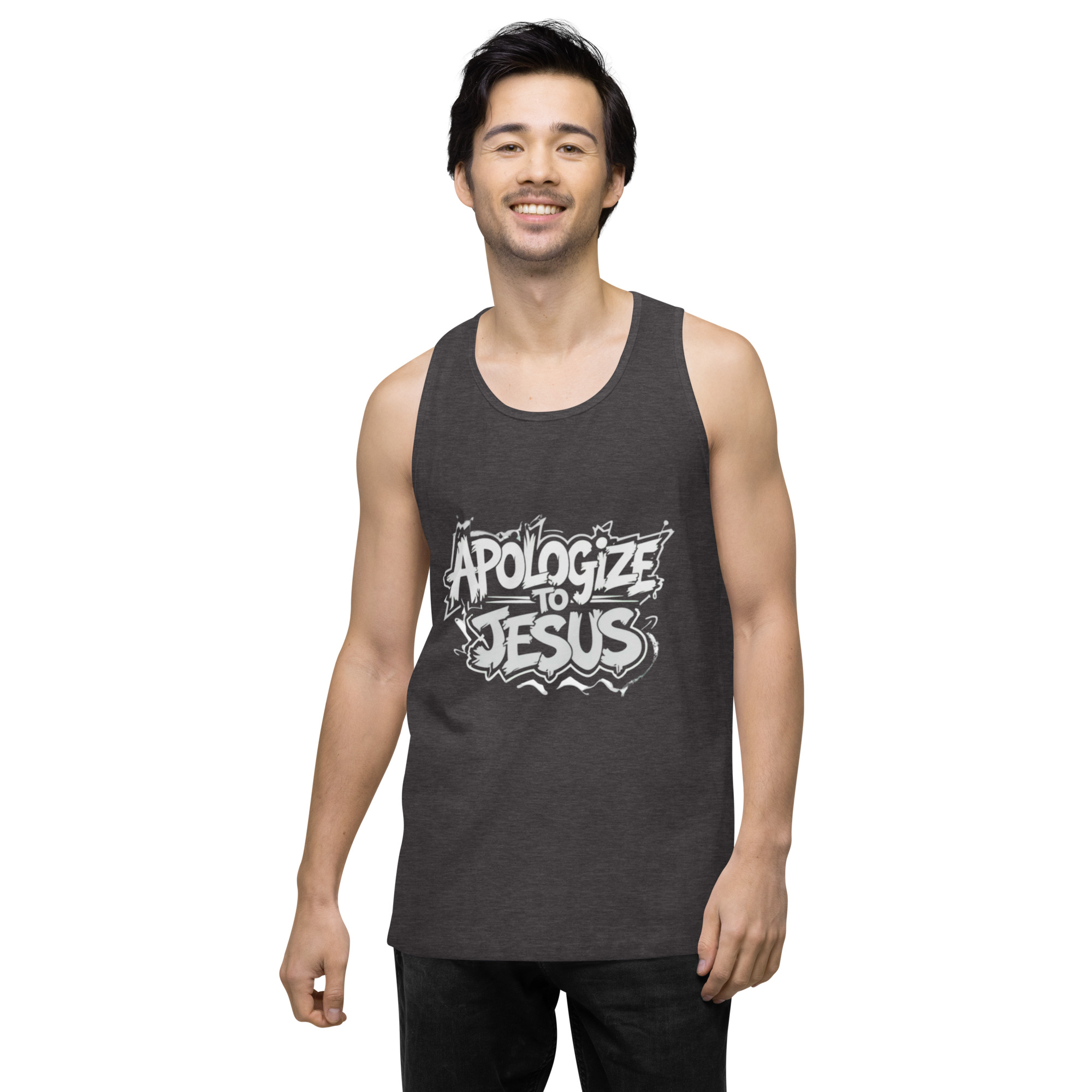 Apologize To Jesus Men’s tank top - Image 22