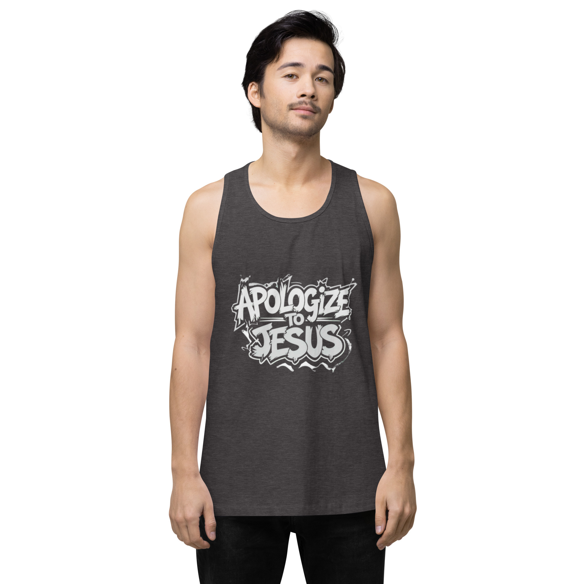 Apologize To Jesus Men’s tank top - Image 21