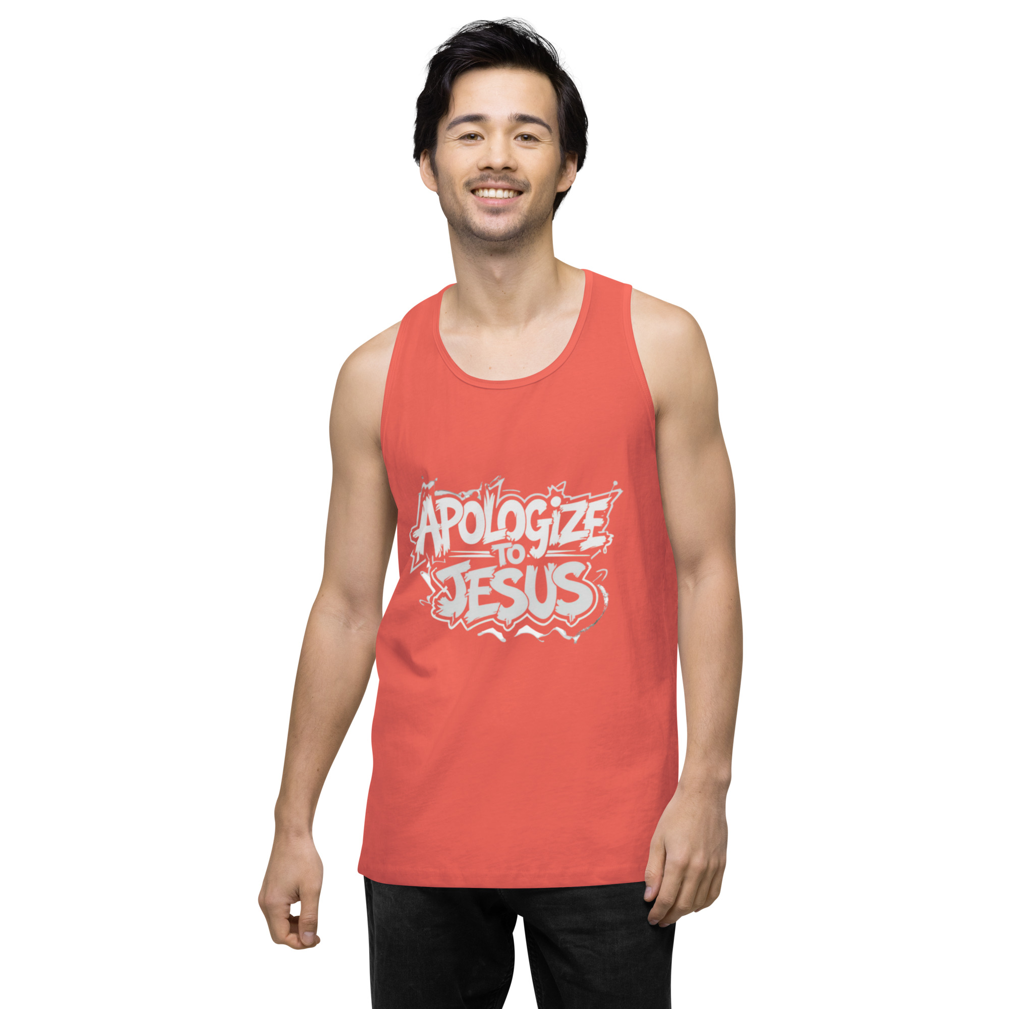 Apologize To Jesus Men’s tank top - Image 37
