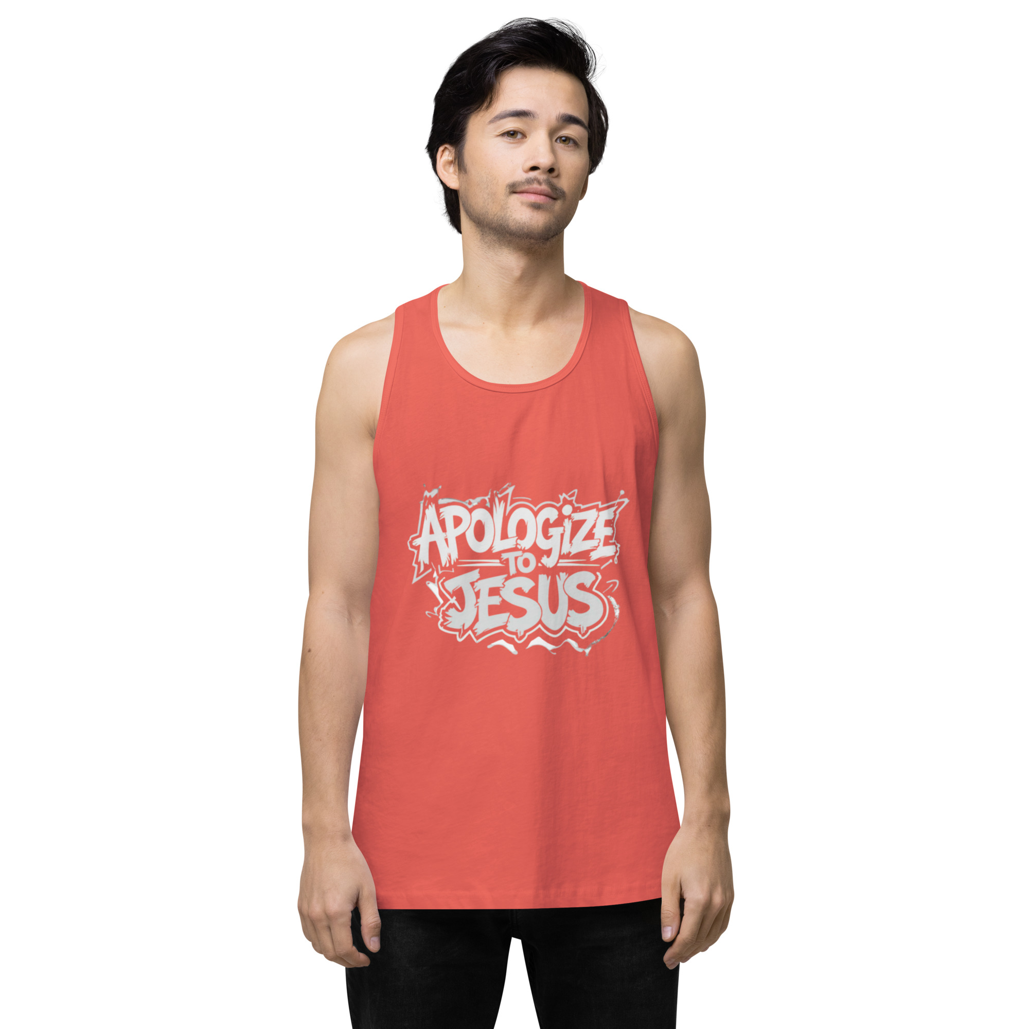Apologize To Jesus Men’s tank top - Image 36