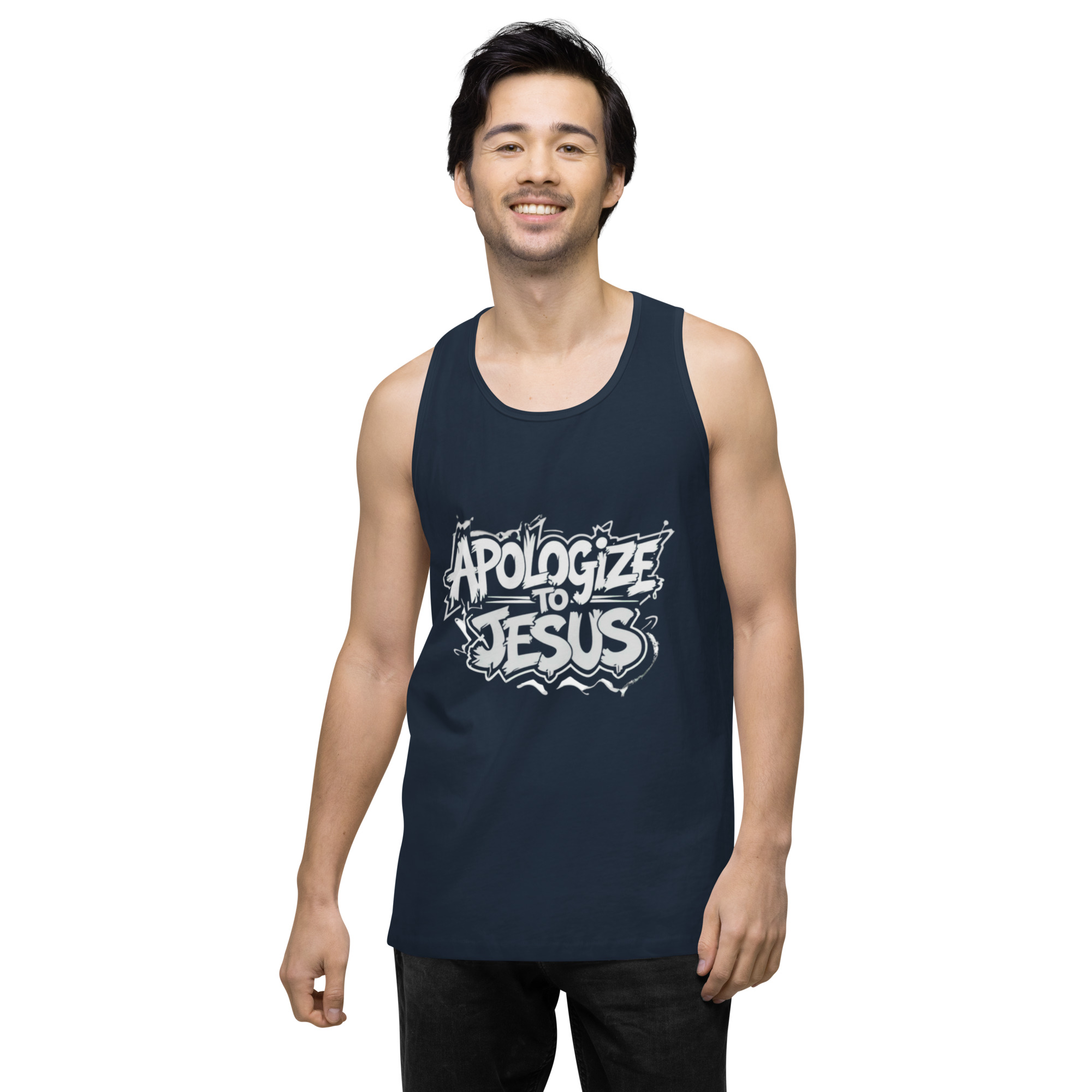Apologize To Jesus Men’s tank top - Image 17