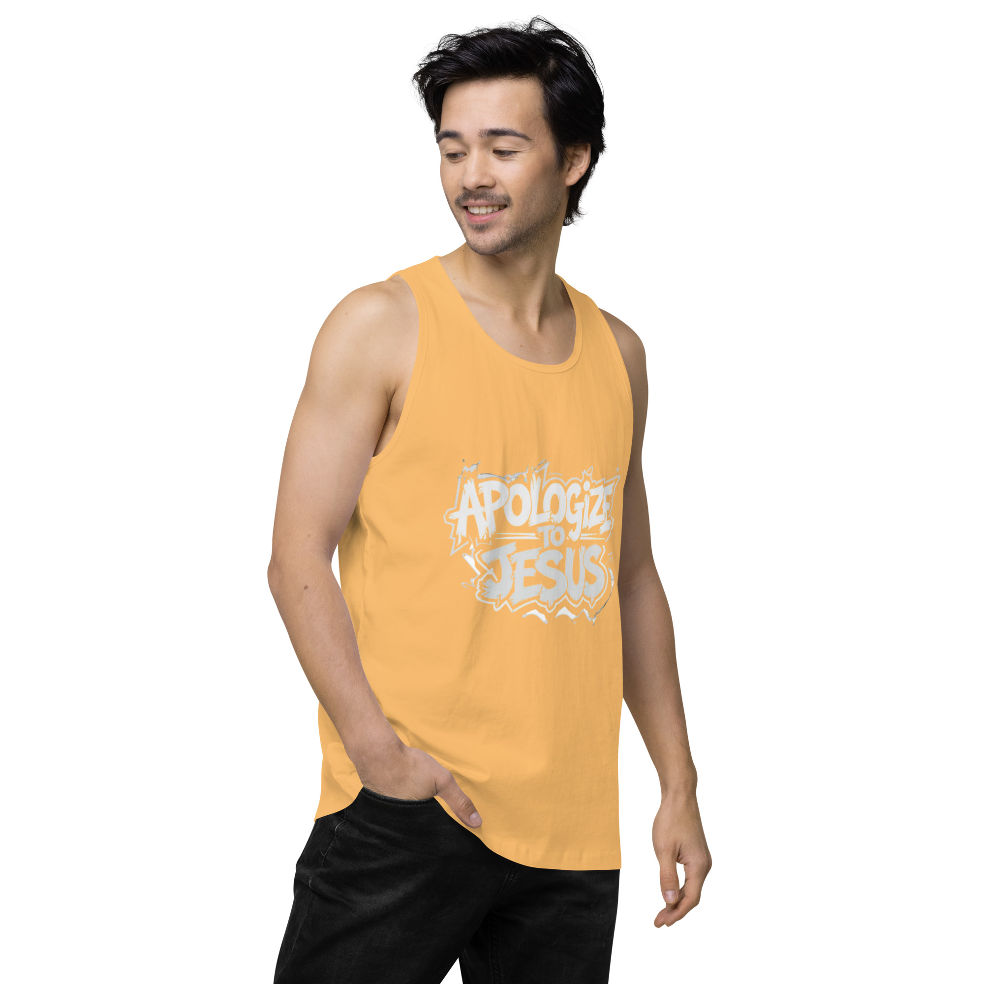 Apologize To Jesus Men’s tank top - Image 48
